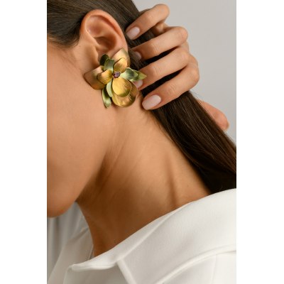ANASTASIA KESSARIS - Dahlia Bouquet Earrings